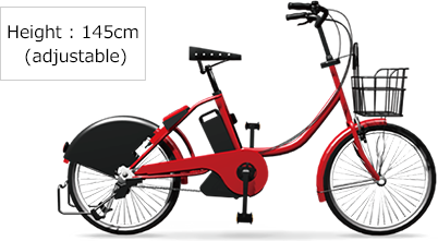 red-bike(height:145cm adjustable)